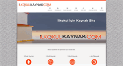 Desktop Screenshot of ilkokulkaynak.com
